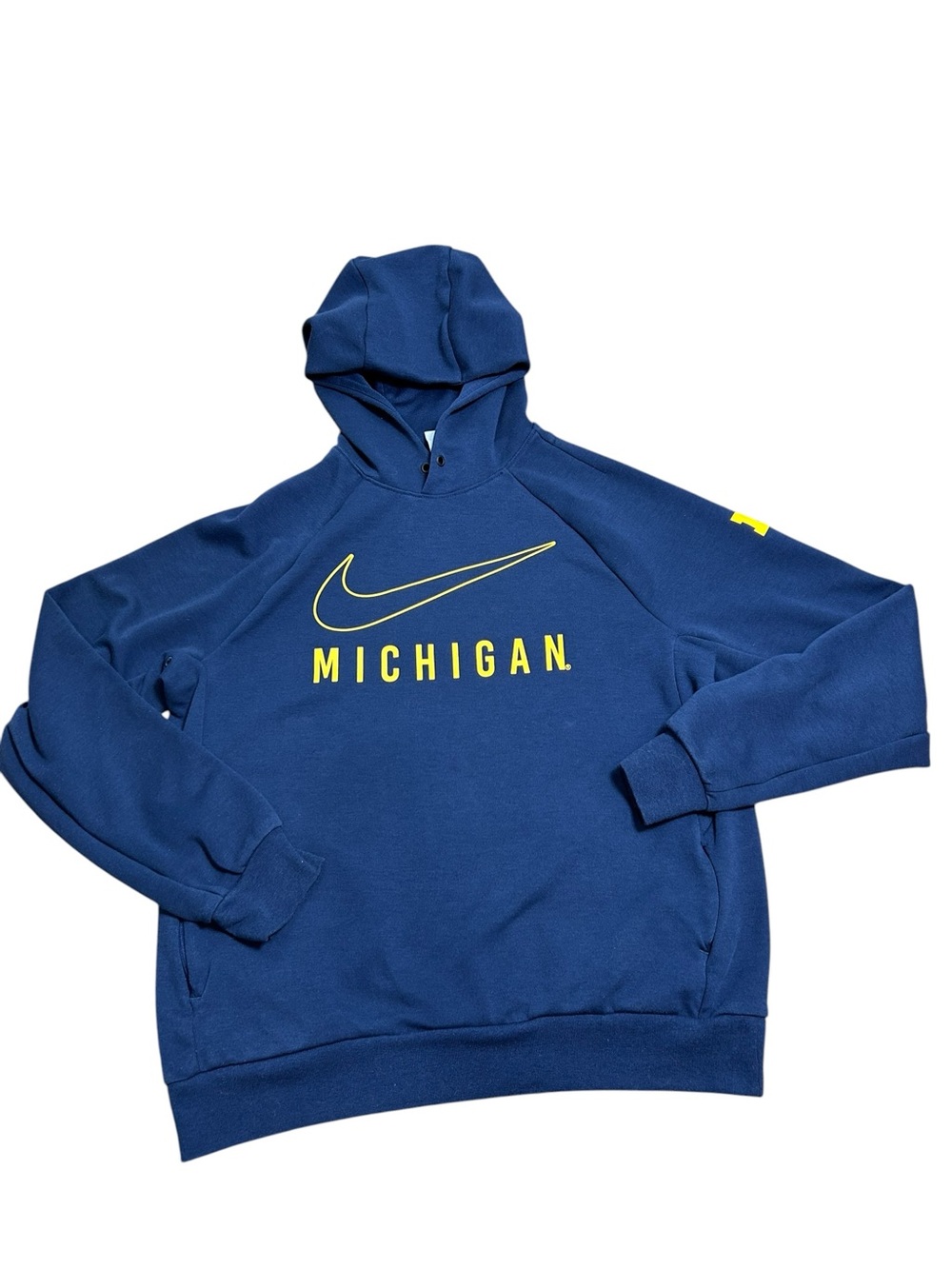 Nike unisex university of Michigan wolverines hooded sweatshirt size small
